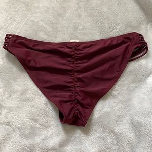 Maroon Bikini Bottoms